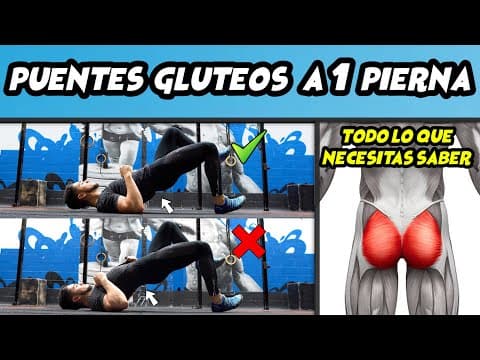 Vídeo del ejercicio: Puente de glúteo a una pierna