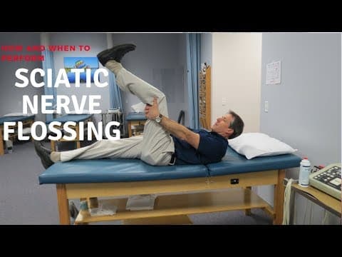 Vídeo del ejercicio: Deslizamiento del nervio ciático