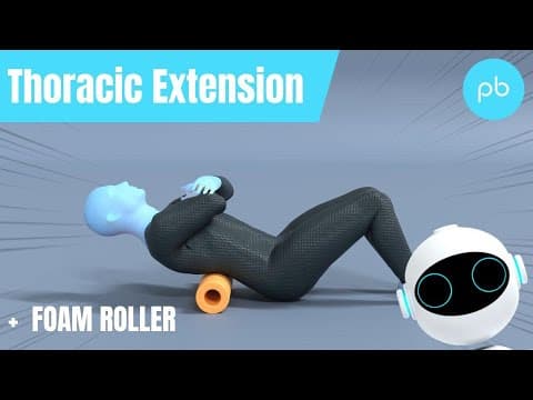 Vídeo del ejercicio: Extensión torácica sobre rodillo