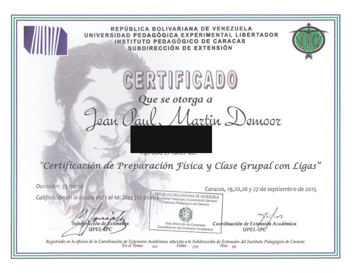 UPEL-IPC · Preparación Física y clase grupal