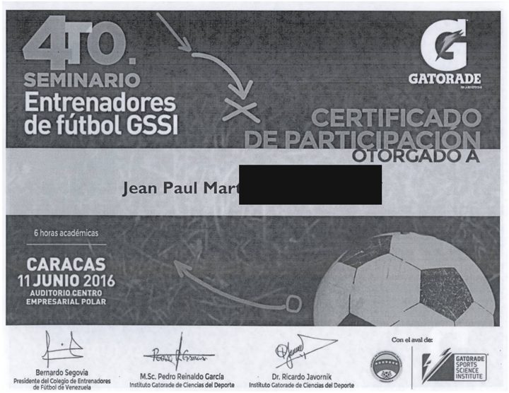 Gatorade Sports Science Institute · Seminario de entrenadores