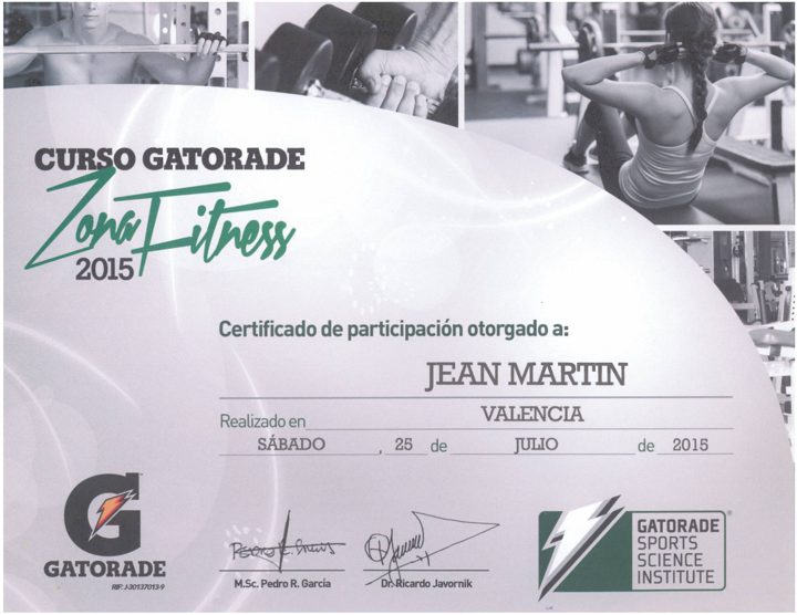 Gatorade · Curso Zona Fitness